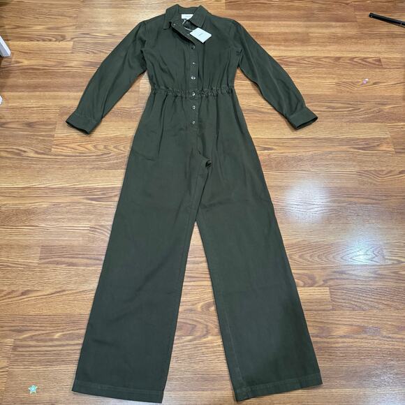 XIRENA OLIVE GREEN KELLEN JUMPSUIT - SEQUOIA SMALL - Picture 10 of 14